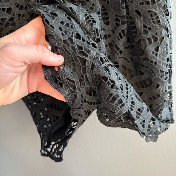 Adelyn Rae Black Lace Sleeveless Romper Size S - Picture 2 of 5